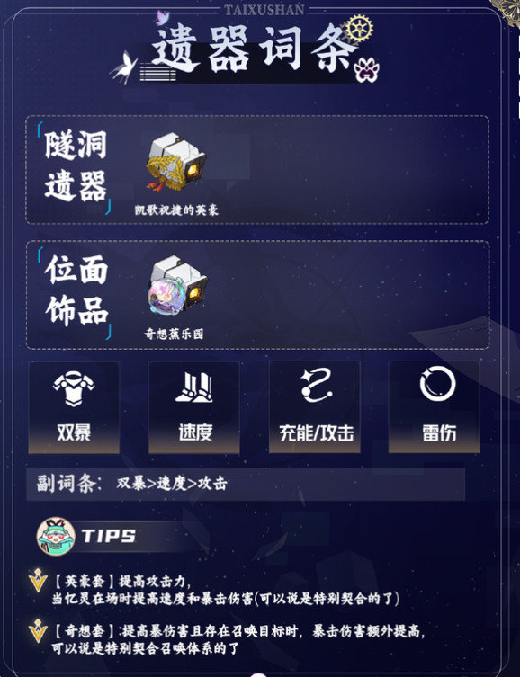 崩坏星穹铁道3.0阿格莱雅遗器怎么选 3.0阿格莱雅培养攻略图片3