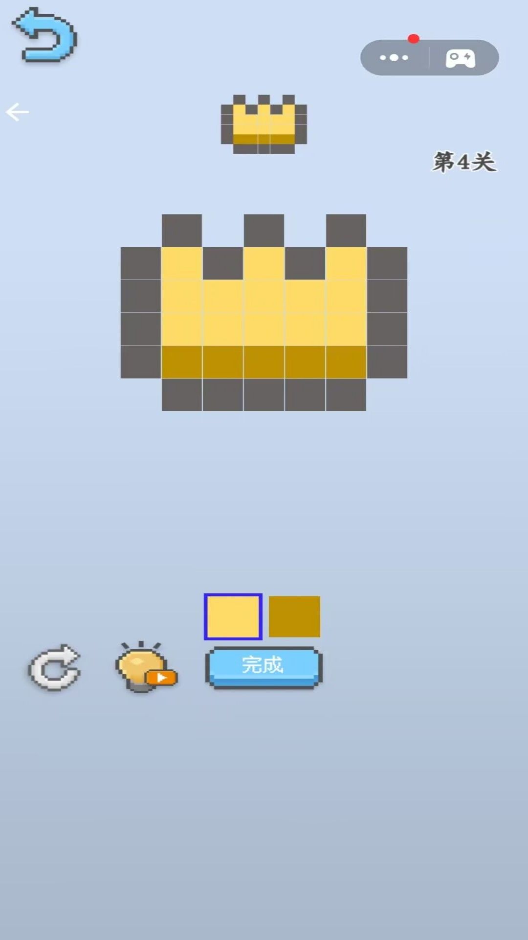 方块涂色画游戏图1