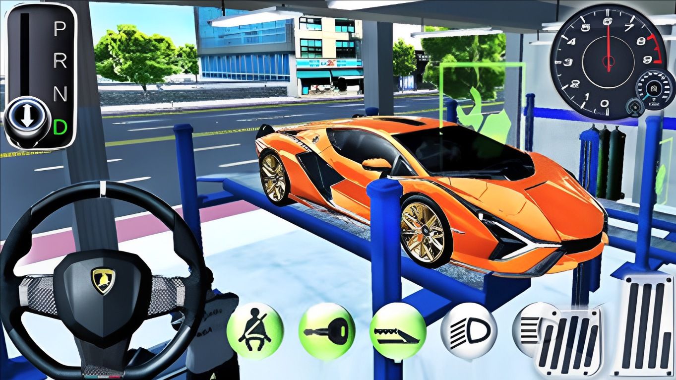 3D赛车驾驶课游戏图1
