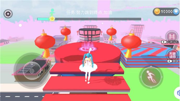 樱校姐姐来跑酷游戏图3