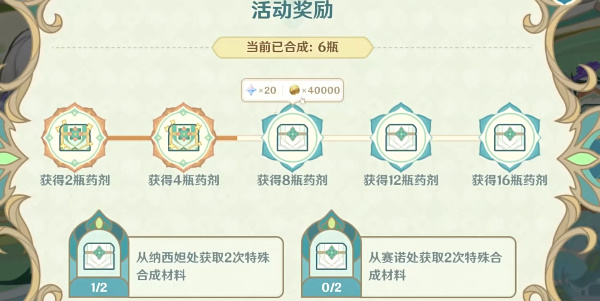 原神熠金妙剂活动攻略  熠金妙剂活动入口以及奖励分享[多图]图片2
